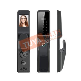 DL-L01 กลอนเปิดปิดประตูอัฉริยะ ควบคุม/สั่งงานผ่าน WiFi บนแอปพลิเคชัน ลายนิ้วมือ รหัสผ่าน คีย์การ์ด1.3MP 7.4V 4200mA