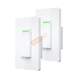 3WSW-US01  สวิตซ์ WIFI 3ทาง แบบ 1 ปุ่ม 15A 110-250V LN 2.4GHZ