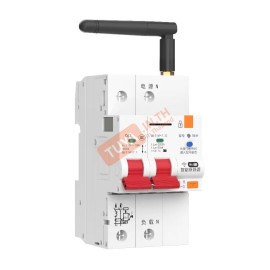 BRK-MA02-63A เซอร์กิตเบรกเกอร์ 2P สีขาว ควบคุมระยะไกล จับเวลารีเลย์ 63A 230/440V