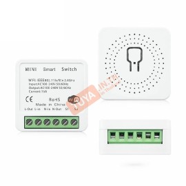 BSW-M01 สวิตซ์แบบกล่องขนาดเล็กแบบมีปุ่มกด 220V 15A WIFI