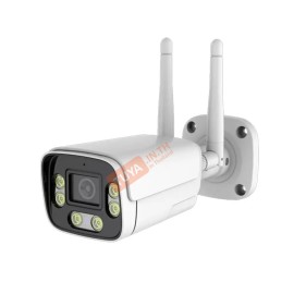 CM-W05 กล้องวงจรปิด 5MP พร้อมไฟ LED 6 ดวง WiFi LAN IP 66 DC12V 2.0A 128G