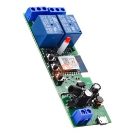 DOPR-RF02  รีเลย์เปิด/ปิด ประตูอัจริยะ 2 ช่อง WIFI + RF 2CH  