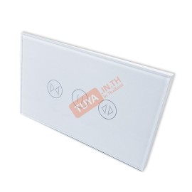 RDSW-US01 สวิตซ์เปิดปิดประตูม้วนประตูขนาดใหญ่แบบทัช ขนาดUS 1000W 10A 220V LN สีขาว WIFI