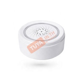 STH01 ไซเรนและเซ็นเซอร์ตรวจจับอุณหภูมิและความชื้นภายในบ้าน ไร้สาย WIFI 2.4GHz DC5V