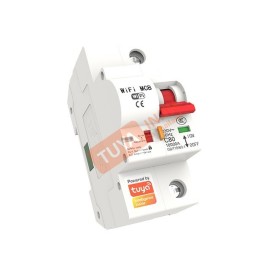 ZBRK01-32A เซอร์กิตเบรคเกอร์ไฟฟ้าแจ้งเตือนแบบทันที ควบคุมการทำงานโดยสวิตช์ หรือแอปพลิเคชันบนโทรศัพท์มือถือ Zigbee 3.0 1สวิตซ์ 32A 230V