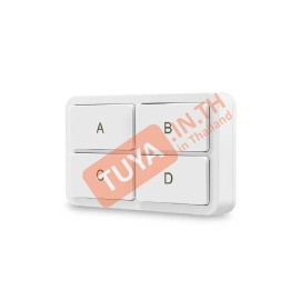 ZBT03-A4 สวิตซ์ไฟแบบปุ่มกดไร้สาย Zigbee 4 ปุ่มกด สำหรับสั่งงาน สวิตซ์ไฟและสามาร์ทซีน