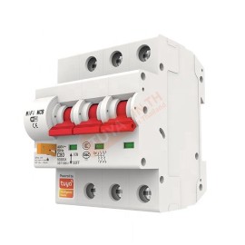 BRK03-63A เซอร์กิตเบรคเกอร์ไฟฟ้า WIFI 2.4GHZ 3สวิตซ์ สั่งงานผ่านแอปพลิเคชั่น 63A 230V