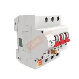 BRK03-63A เซอร์กิตเบรคเกอร์ไฟฟ้า WIFI 2.4GHZ 3สวิตซ์ สั่งงานผ่านแอปพลิเคชั่น 63A 230V
