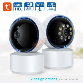 CM-H12 กล้องวงจรปิดไร้สายหมุนได้ WIFI แสงอินฟราเรด+แสงสีขาว 3MP H.265 128G