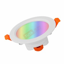 DL-701 หลอดไฟดาวน์ไลท์ติดฝ้า LED ปรับสีได้ RGBCW WIFI AC110-250V 14.3X13X10ซม