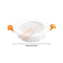 DL-701 หลอดไฟดาวน์ไลท์ติดฝ้า LED ปรับสีได้ RGBCW WIFI AC110-250V 14.3X13X10ซม