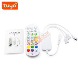 LEDC-C01 รีโมทควบคุมไฟ LED WIFI ควบคุม/สั่งงานผ่านเเอปพลิเคชั่นTuyaSmart/Smart Life (RGB 4 Pin)