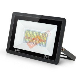SPL01-50W ไฟสปอร์ตไลต์กลางแจ้งภายนอก สั่งผ่านแอพพลิเคชั่น 50W RGB 220V AC WIFI IP66