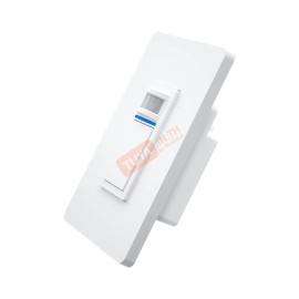 SWUS-PR01 สวิตช์ไฟติดผนัง 1 ปุ่ม มีเซ็นเซอร์ความเคลื่อนไหวในตัว 110-250V LN