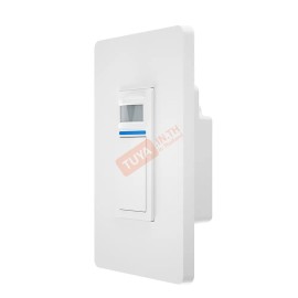 SWUS-PR01 สวิตช์ไฟติดผนัง 1 ปุ่ม มีเซ็นเซอร์ความเคลื่อนไหวในตัว 110-250V LN